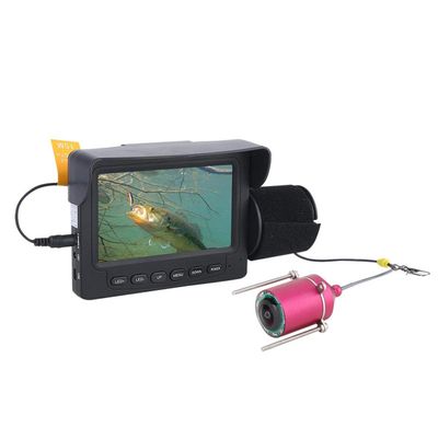 1200TVL Fish Finder Underwater Fishing Camera 4.3 inch Monitor 10PCS LED 195 Degrees Camera for Fishing,15m (15m)