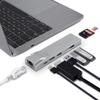 Multifunctional 4K HD Video Output Type-C Hub Docking Station Adapter Converter view 3
