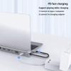 12-in-1 Fast USB Type C Hub for Dual 4K Docking Station Dual RJ45 Pd USB 2.0 Charging VGA Audio Jack 3.5mm Adapter view 4