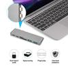 Multifunctional USB-C Hub,USB Hub 6 in 1 Type-C USB-C Hub Adapter Dual USB 3.0 Port view 2