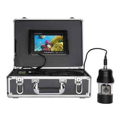 7 Inch DVR Recorder Underwater Fishing Video Camera Fish Finder IP68 Waterproof 38 LEDs 360 Degree Rotating Camera,100m (50m)