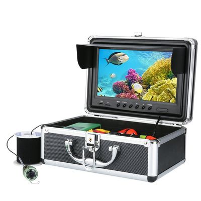 9''inch Underwater Fishing Video Camera 1000TVL Fish Finder HD DVR Recorder Waterproof Fishing with 6pcs 1w LEDs,50m (15m)