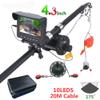 1000TVL Fish Finder Underwater Fishing Camera 4.3 inch Monitor LED 175 Degrees Sea Wheel Camera for Fishing,20m (20m) view 2