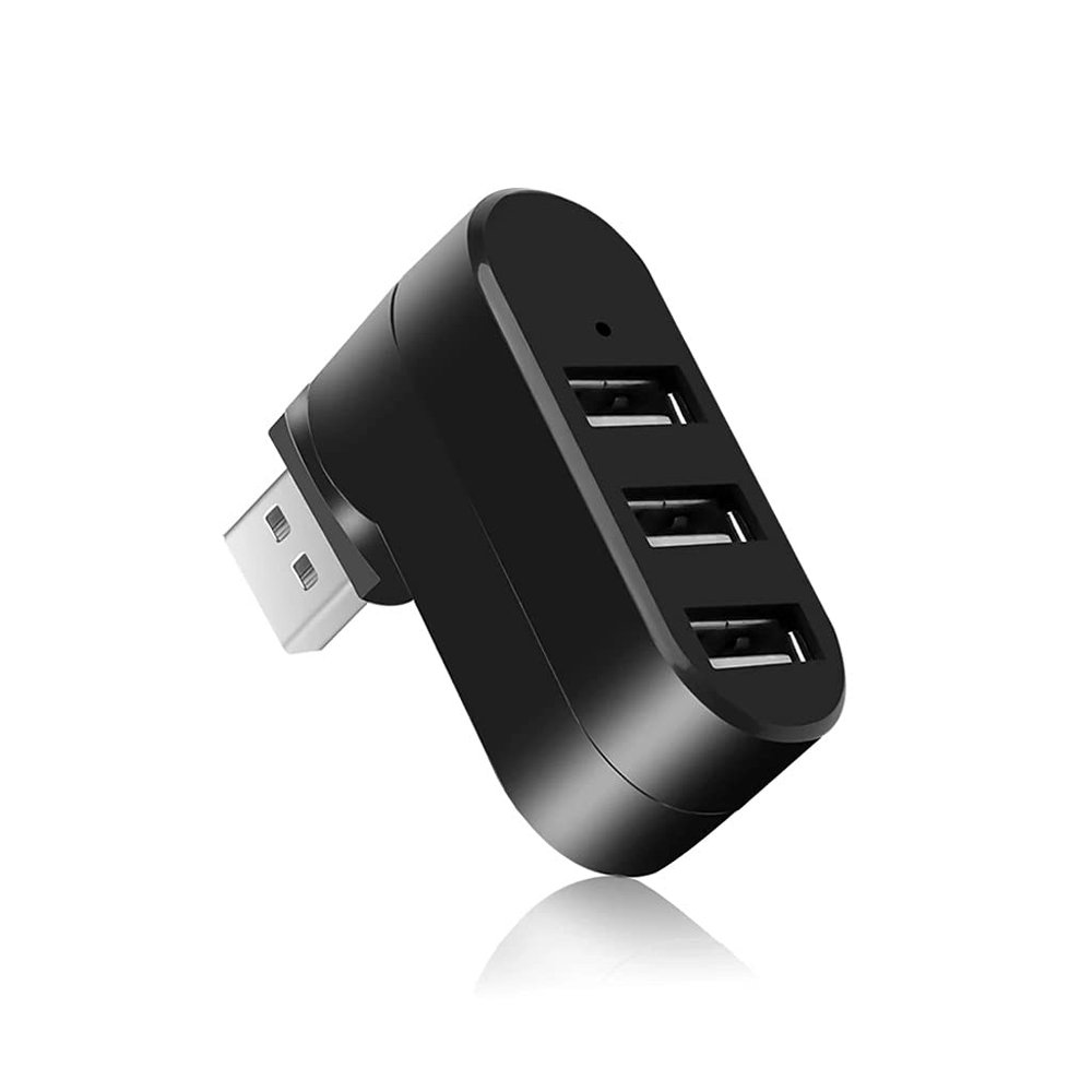 USB Hubs 3 Port USB 2.0 Hub Mini Rotate Splitter Adapter Hub for PC Notebook Laptop USB 2.0 Splitter Hub