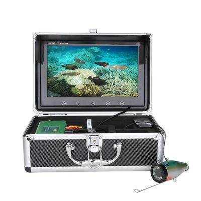 10 inch Fish Finder Underwater Fishing Camera 1080P 15M Camera+15pcs White LEDs for Ice Fishing,30m (30m)