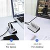 Sub-Control Switch 4-Port USB 3.0 HUB Aluminum Alloy Upto 5Gbps Multi USB Splitter for Desktop Laptop view 3