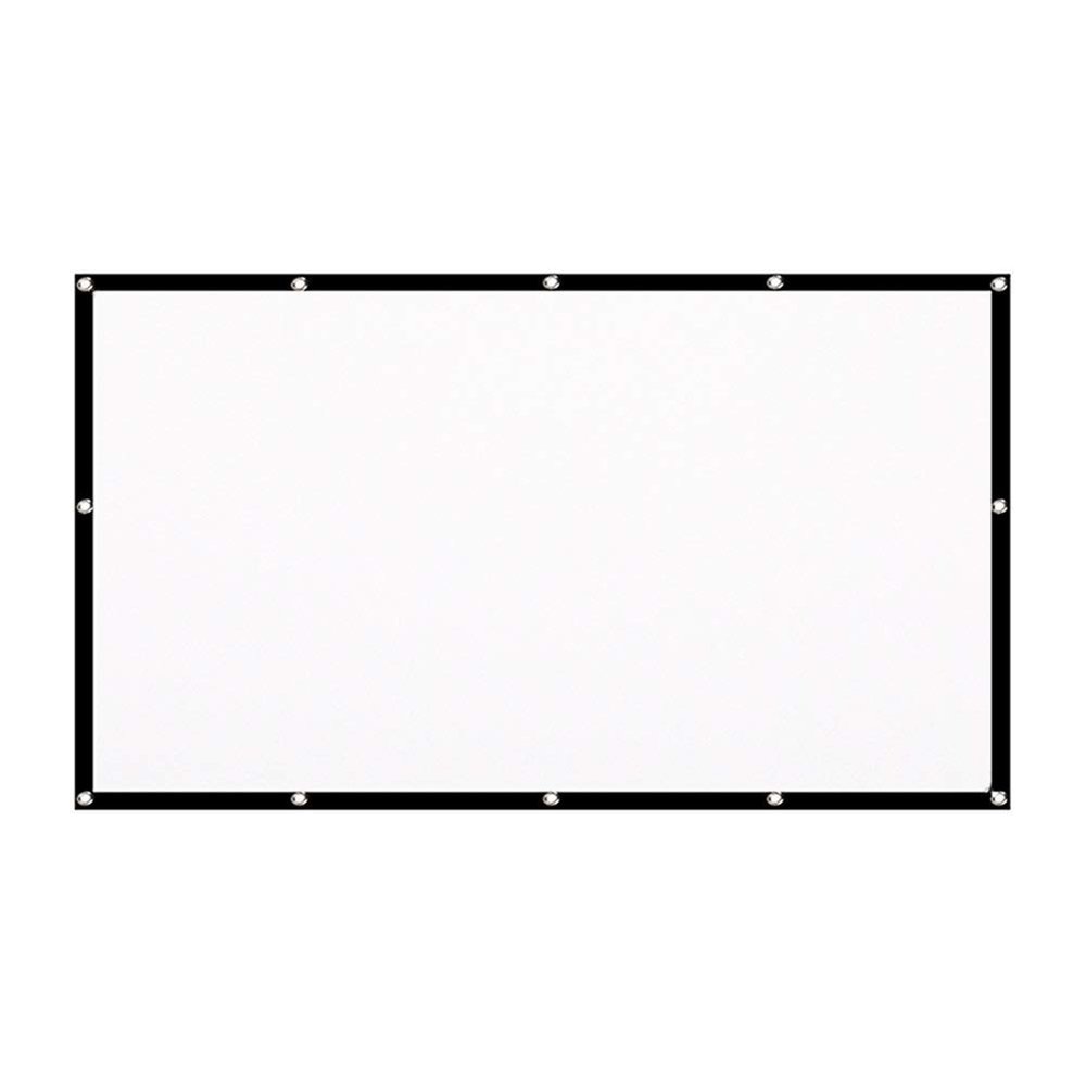 6 Size Project Screen Portable 120in HD Projector Screen 16:9 Projection Screen Foldable Thick Durable for Outdoor Home Theater (Size : 120 inch) (72 inch)