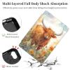 Case for 6" All-New Kindle 11th Generation 2022 Release (NOT FIT Paperwhite/Oasis) PU Leather 360 Degree Rotating Swivel Stand Smart Cover with Auto Wake/Sleep for Kindle 11th Gen 2022,Highland Cow view 4