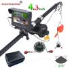 25M 1000TVL Fish Finder Underwater Fishing Camera 4.3 inch Monitor 10PCS LED 175 Degrees Sea Wheel Camera for Fishing view 2
