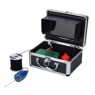 7" Inch 1000TVL Fish Finder Underwater Fishing Camera 15pcs White LEDs for Ice/Sea/River Fishing,50m (50m)