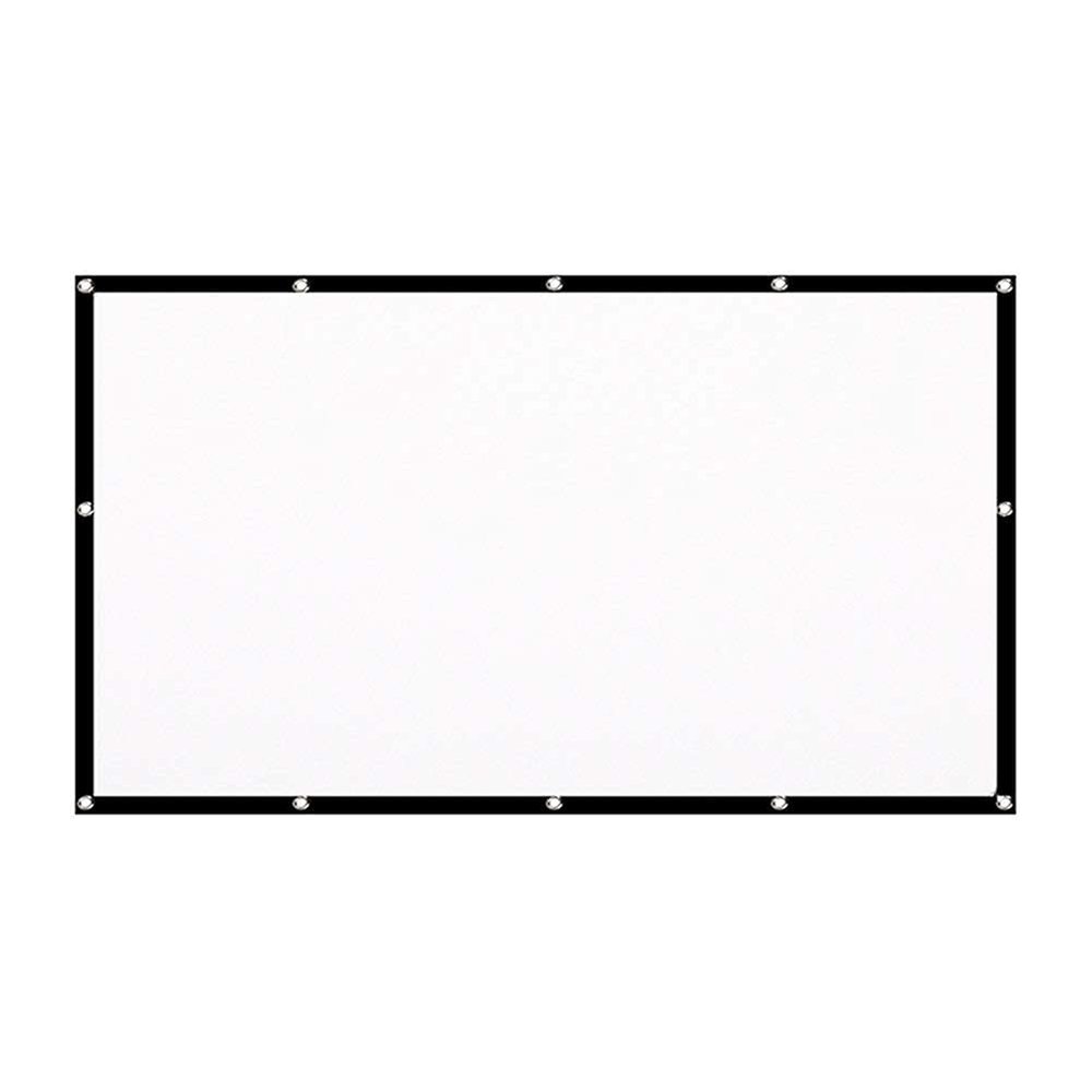 6 Size Project Screen Portable 120in HD Projector Screen 16:9 Projection Screen Foldable Thick Durable for Outdoor Home Theater (Size : 120 inch) (72 inch)