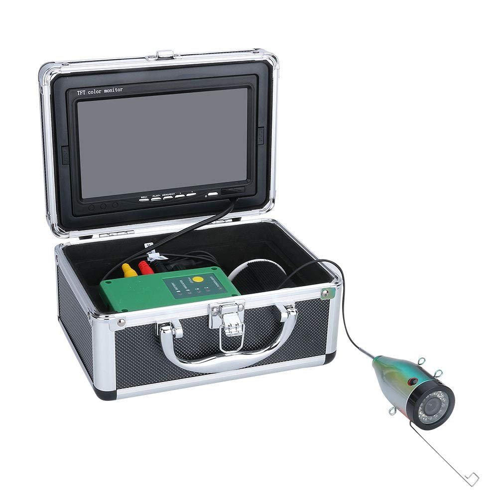 DVR Fish Finder Underwater Fishing Camera 1280 * 720 Screen 1080P 15m Camera for Fishing 16GB Recoding,30m (15m)