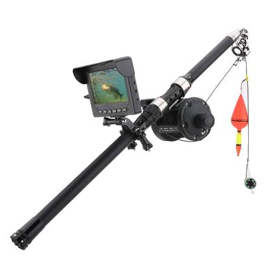 Aluminum Alloy Underwater Fishing Video Camera Kit 6W LED Lights with 4.3" Inch Color Monitor,15m (15m)