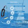 010-11678-10 Power Cable for Garmin Echo Fish Finder 100 101 150 151 151dv 200 201 201dv 300c 301c 301dv 500c 501c 550c 551c 551d, 6ft, 4-pin view 3