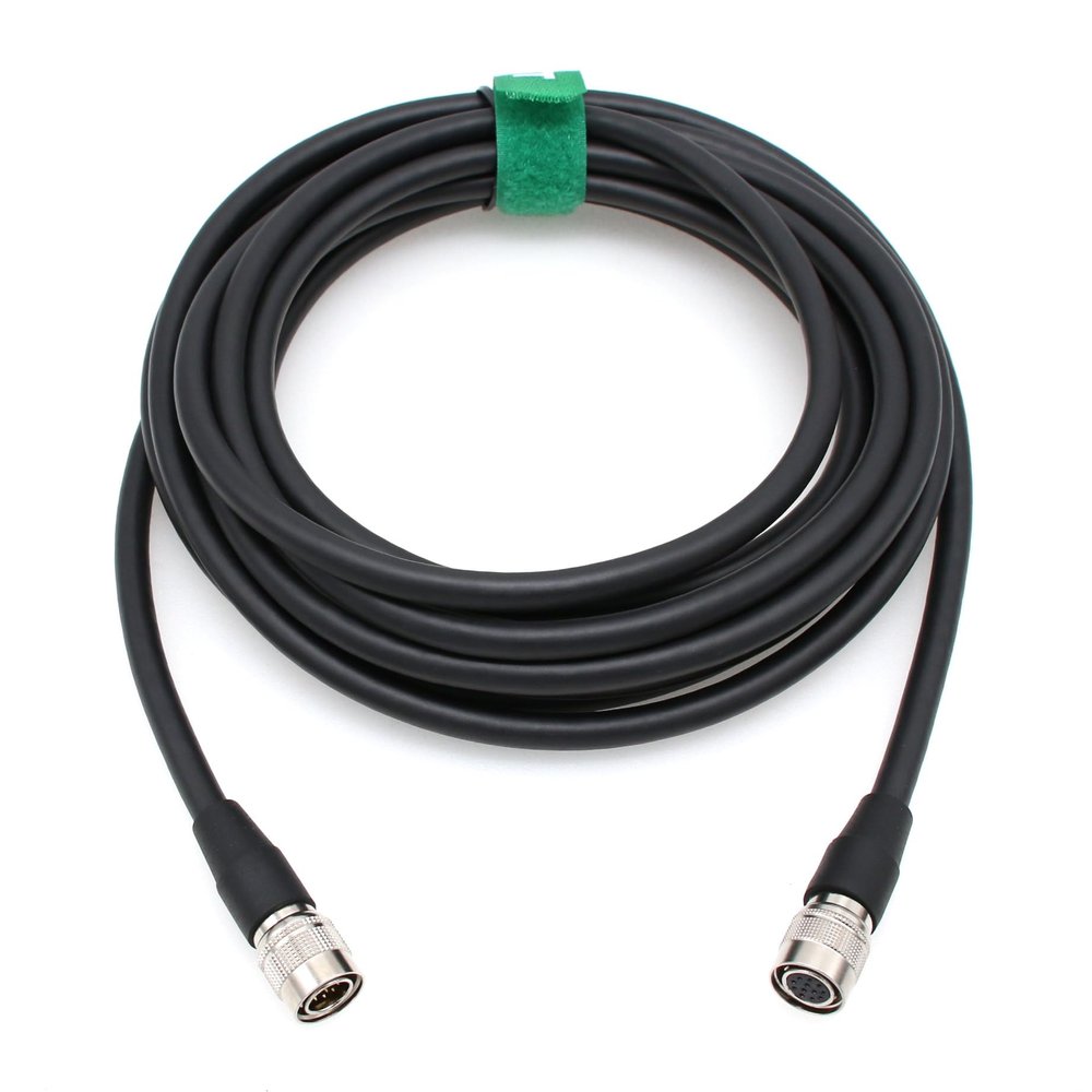 HangTon CCU Cable for Sony CCD Camera CCXC-12P XC-HR 50 70 DXC Hitachi Panasonic Control Panel 12 Pin Hirose Male to Female 5M