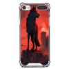 KOLHUBI Clear Phone Case for iPod Touch 7 Designer Wolf Art-aa2 Exquisite Pattern Design Shock-Resistant Anti-Fall Protective Transparent Shell for iPod Touch 7 view 2
