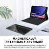 SENGBIRCH Keyboard Case for Samsung Galaxy Tab S9 Plus 12.4''/S9 FE+ 5G, Galaxy Tab S10 Plus Bluetooth Wireless Keyboard, Smart Folio with S Pen Holder, Keypad Cover for S9+ Plus 12.4 Tablet, Black view 3