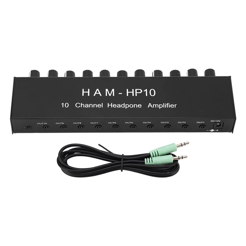 10 Channel Headphone Amplifier 1 In 10 Out Channel Stereo Distributor Headphone Amplifier.