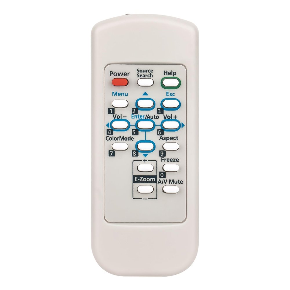 145664100 Replacement Remote Control fit for Epson Projector V11H303020 V11H304020 RB-V11H303020-N V11H255020 RB-V11H255020-N V11H371020 V11H281020 822/83+/822+/822P/83C/83V+/410W/400W