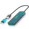 4-Port USB 3.0 Hub + Blue Rhinestone USB 3.0 Hub w/C Adapter view 3