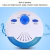 Mini Shower Radio, AM FM Radio, Portable Battery Powered Radio with Hook, Built in Speaker, for Bathroom Shower view 4