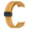 DKEnjoy Watch Band Compatible for Samsung Galaxy Watch 6/5/4, 6 Classic, 5 Pro 45mm, 4 Classic, 3 41mm Strap, Stainless Steel Replacement Wristband with Magnetic Buckle (Small, Yellow) view 4