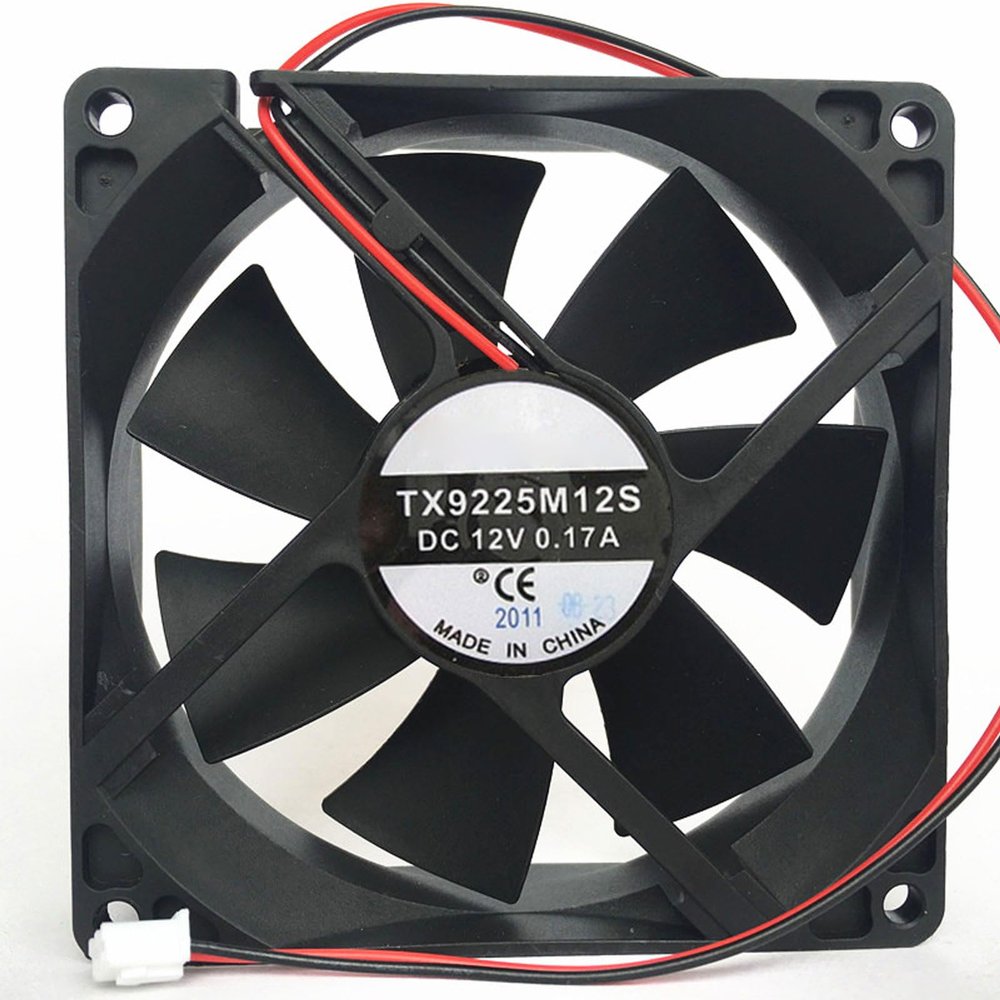 KIKIFAN TX9225M12S 9225 12V 0.17a 92 * 92 * 25mm 9CM HZDO Axial 2Lines 2PIN Volt Power Cooling Fan