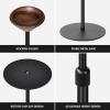Floor Stand is Suitable for Homepod Mini, with Adjustable Height, Safety, Stability, and Anti Slip Bottom. Mini Speaker Accessories are Suitable for Living Rooms, bedrooms, Gyms(2 Pack- Black) view 3