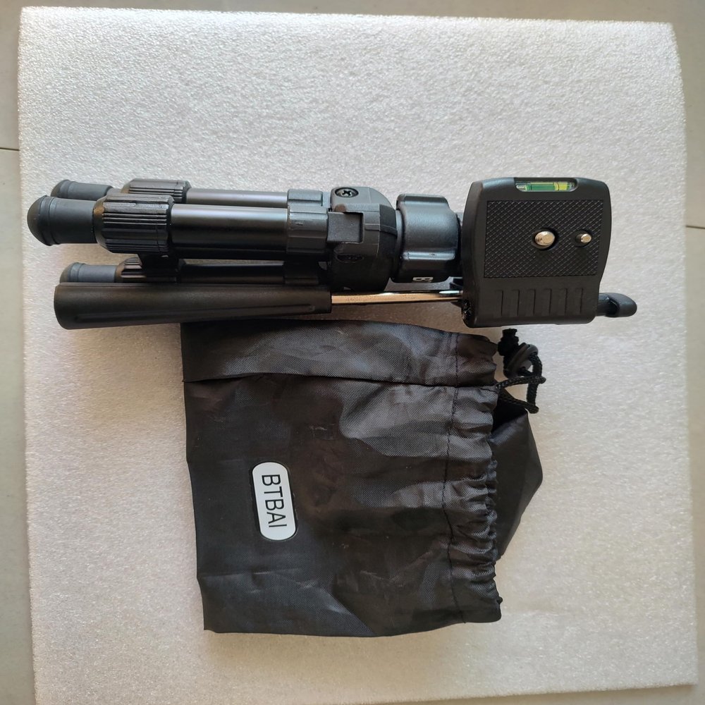 BTBAI Professional Flexible Aluminum Tripod Black nk2