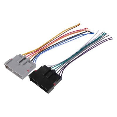 A ABSOPRO Stereo CD Player Receiver Wiring Harness 16 Pin Wire Harness for Ford Crown 1986-2004