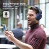 PowerLocus Bluetooth Headphones Over Ear, 50H Playtime with 4 EQ Modes Wireless Headphones with Microphone, HiFi Stereo Deep Bass, Soft Ear Cups, Foldable Lightweight Headset for Travel/Office/Workout view 2