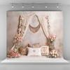 Kate 10x6.5ft Boudoir Banner Backdrops for Photography Bedroom Headboard Pillow Background Blooming Flowers Backgrounds Bridal Newborn Baby Show Studio Backdrop view 1