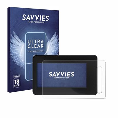 Savvies Screen Protector for Shimano Steps SC-EN600 Protection Film Clear 18-Pack