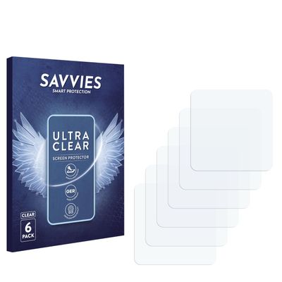 Savvies Screen Protector for Dockcase Pocket M.2 Protection Film Clear 6-Pack