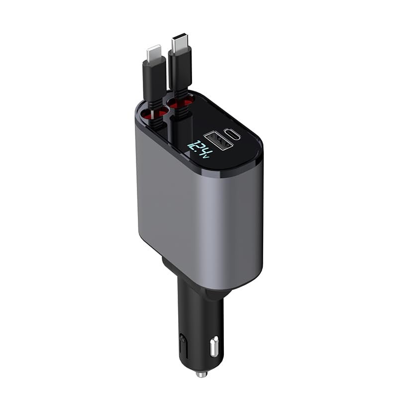 Upgraded eXiT- 4-in-1 Fast Charging Station with 86W Total Output for iPhone16 15 14 13 12 11 XS XR Series, Samsung & iPads Compatible with All Phone Models and All Portable Devices (Grey)