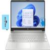 HP 15-dy2702dx Home & Business Laptop (Intel i3-1115G4 2-Core, 32GB RAM, 512GB PCIe SSD, Intel UHD, 15.6" 60 Hz Touch HD (1366x768), WiFi, Bluetooth, Webcam, Win 11 Home S-Mode) Bundle with DKZ view 1