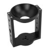 100mm Tripod Head Bowl Riser, Aluminium Half Ball Elemac to Bowl Adapter with 1/4in 3/8in Threaded Holes, Camera Height Riser Converter for Video Camera Tripod DSLR Rail Slider view 3