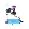 51MP Industrial Digital Video Microscope Camera + 130X C- Mount Lens 56 LED Ring Light + Stand for PCB Repair view 4