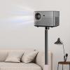 Gugxiom Projector Stand, 25 to 40 Telescopic Pole Floor Stand Kit, Rotatable Camera Stabilizer with 1/4in Screw, Projector Mount Holder for Business Meeting Home Cinema (Large Stabilizer view 3