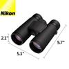 Nikon Monarch M5 12x42 (16769) Black Binoculars Bundle with Lens Pen and Cleaning Cloth, Compact Binoculars for Adults for Hunting, Bird Watching, and Hiking Essentials, Zoom Optics Lightweight Travel view 2
