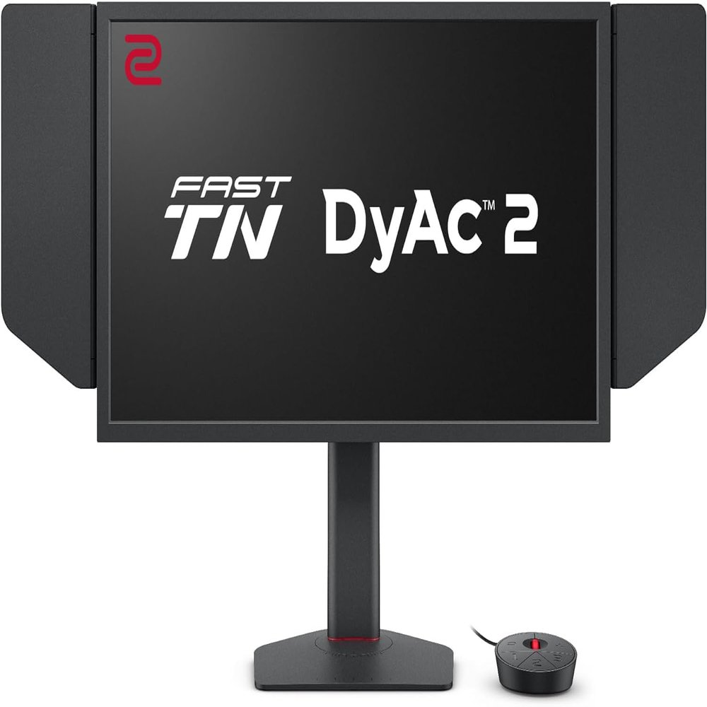 BenQ Zowie XL2546X Gaming Monitor | 24.5 | Fast TN 240Hz | Gaming Monitor for Esports | Motion Clarity DyAc2 | 1080p | XL Setting to Share | S Switch | Adjustable Height & Tilt, Black