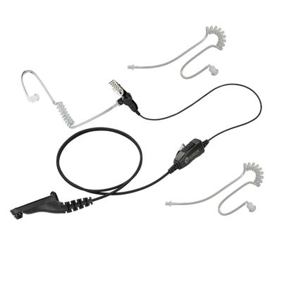 1-Wire Clear Coil Surveillance Kit for for Motorola APX4000 XPR7350E XPR7380E XPR7550E XPR7580E with 2 Extra Clear Tube