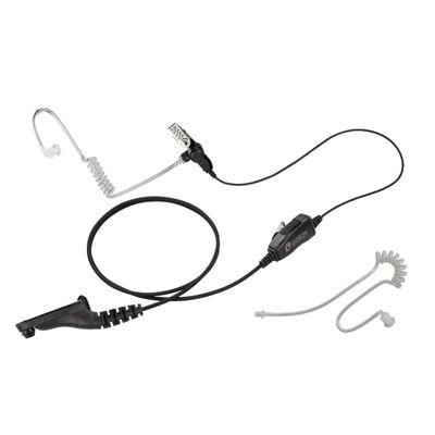 1-Wire Clear Coil Surveillance Kit for for Motorola APX4000 XPR7350E XPR7380E XPR7550E XPR7580E with 1 Extra Clear Tube
