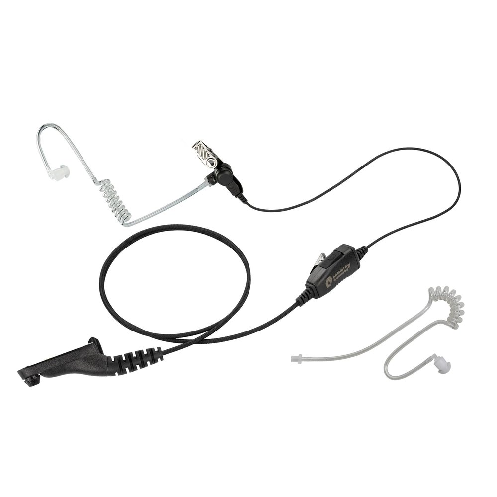 1-Wire Clear Coil Surveillance Kit for for Motorola APX4000 XPR7350E XPR7380E XPR7550E XPR7580E with 1 Extra Clear Tube