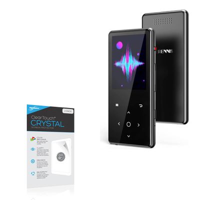 BoxWave Screen Protector Compatible with Berennis MP3-B29-z (2.4 in) - ClearTouch Crystal (2-Pack), HD Film Skin - Shields from Scratches