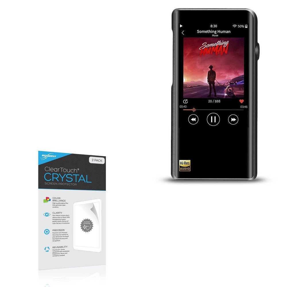 BoxWave Screen Protector Compatible with Shanling M5s - ClearTouch Crystal (2-Pack), HD Film Skin - Shields from Scratches