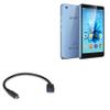 BoxWave Cable Compatible with AGPtek T06S (4 in) - USB Expansion Adapter, Add USB Connected Hardware to Your Phone view 1
