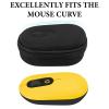 GEEKRIA Mouse Carrying Case, Hard Shell Protective Travel Bag Wireless Mouse Storage Bag, Compatible with Logitech POP Mouse (Blast Yellow) view 3