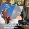 Vinyl Record Inner Sleeves, 100 Anti Static 12" LP Vinyl Inner Sleeves, Premium Protective Plastic Vinyl Sleeves Albums Covers for 33 RPM Record Protection Collection Storage Vinyl Lovers Gift view 2