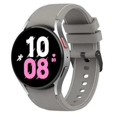 DKEnjoy Watch Band Compatible for Samsung Galaxy Watch 6/5/4, 6 Classic, 5 Pro 45mm, 4 Classic, 3 41mm Strap, Silicone Adjusted Replacement Wristband (Small, Gray)